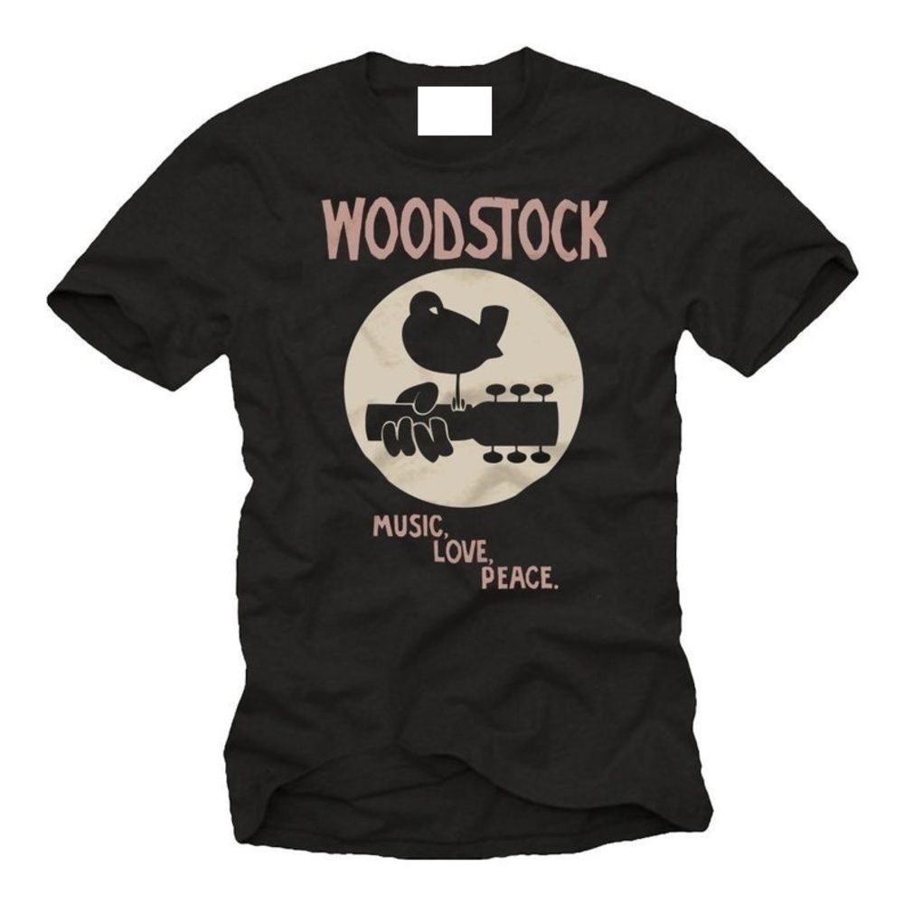 Makaya Mens Music Tshirt Woodstock Unisex Tshirt Gift Fot Fan